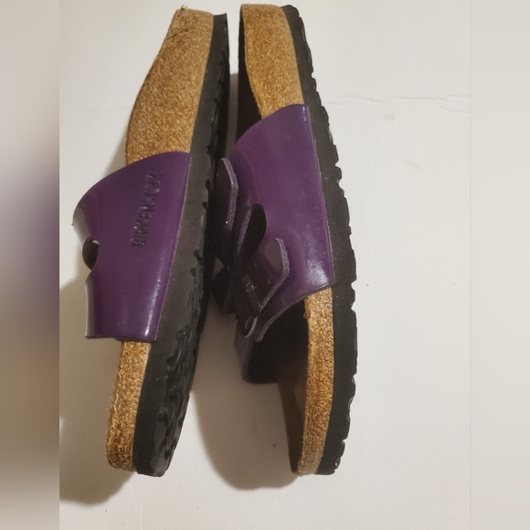 Arizona Birko-Flor Patent Sandals sz 40 - Picture 9 of 10